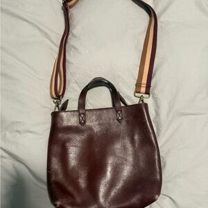 Madewell Brown Leather Crossbody Bag